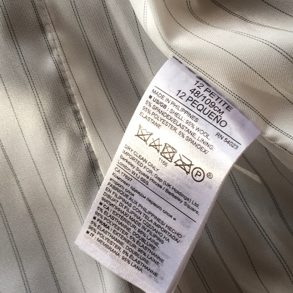 EUC Banana Republic Basic Black Blazer - Picture 4 of 6